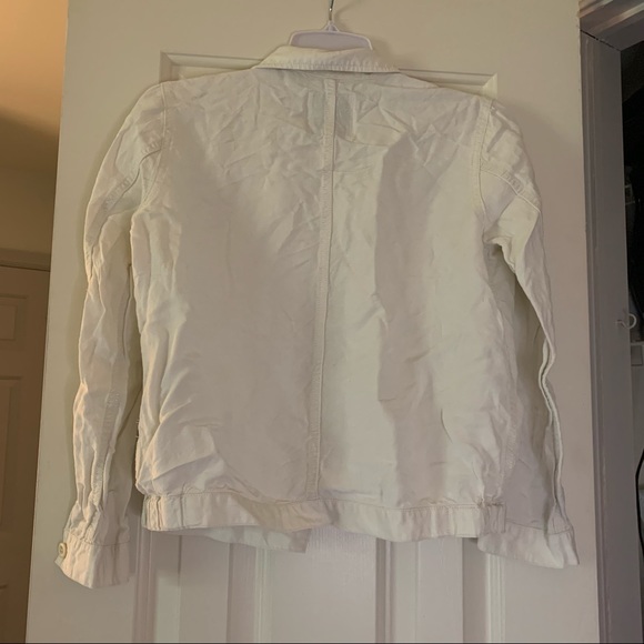 Madewell League Cargo Linen Jacket in Ivory - Picture 10 of 10